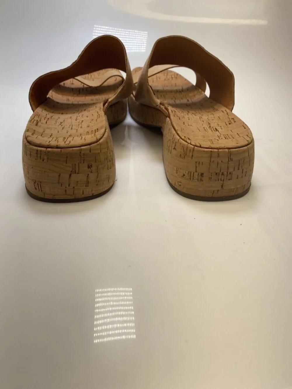 Kork-Ease Women's Alia Brown Terra Leather Strap Cork Heel Sandal Sz  10